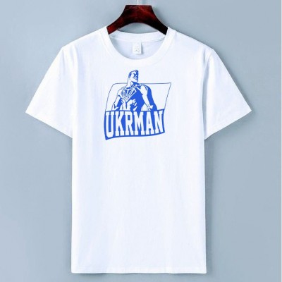 Футболка з принтом UKRMAN-blue