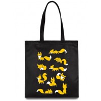 Екосумка шопер з принтом Фоксі